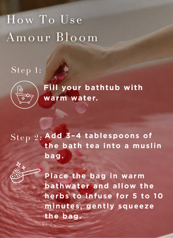 Amour Bloom Bath Tea